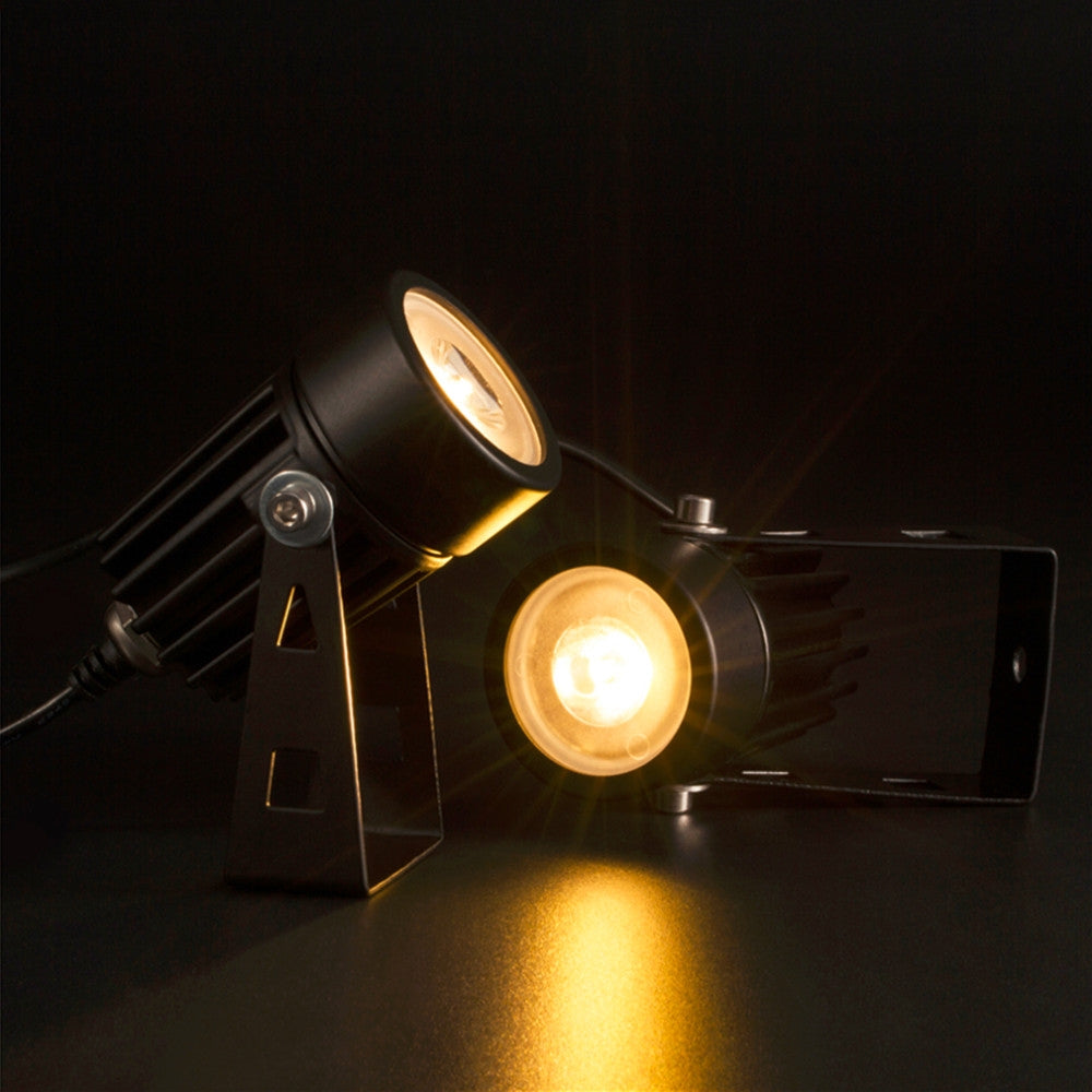 Projecteurs solaires LED pour jardin - ensemble complet de 4 pièces