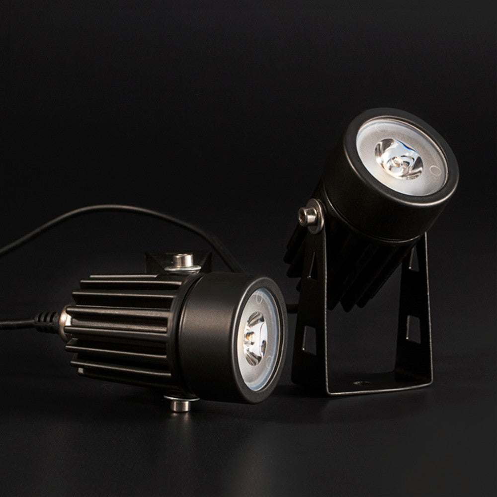 Projecteurs solaires LED pour jardin - ensemble complet de 4 pièces