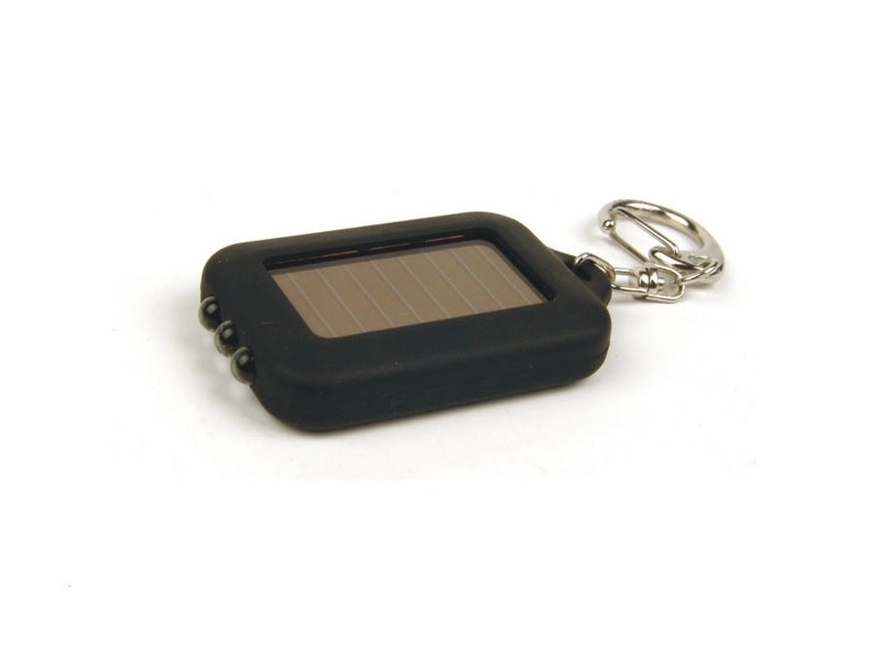 Solar Powered Flashlight Keychain