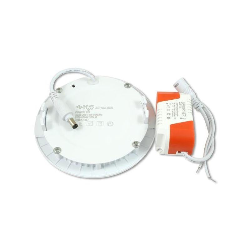 LED plafondlamp - Inbouw rond - 12cm - Neutraal wit