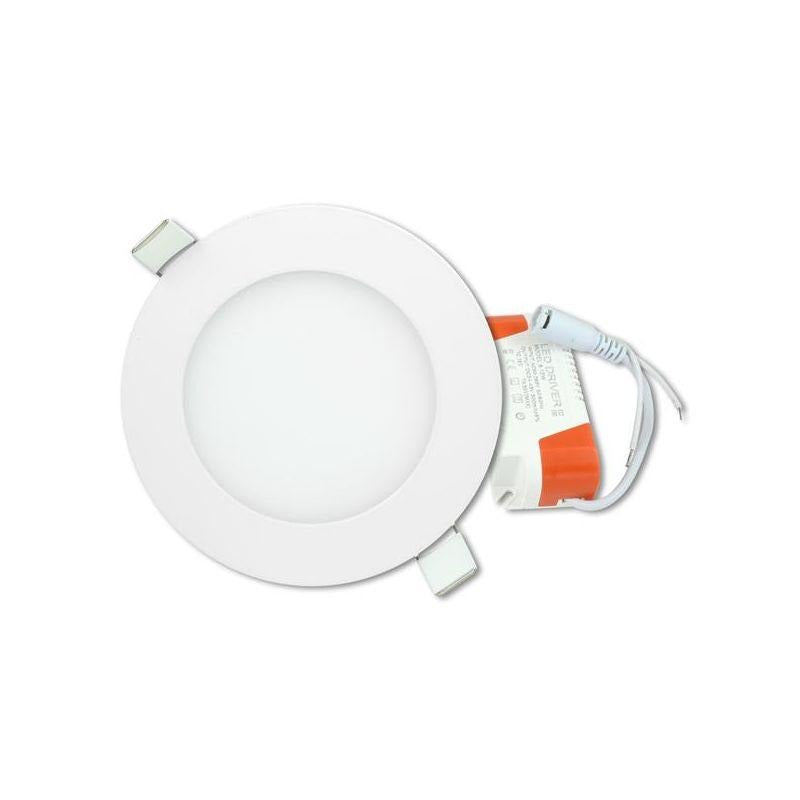 LED ceiling lamp - Recessed round - 12cm - Warm white