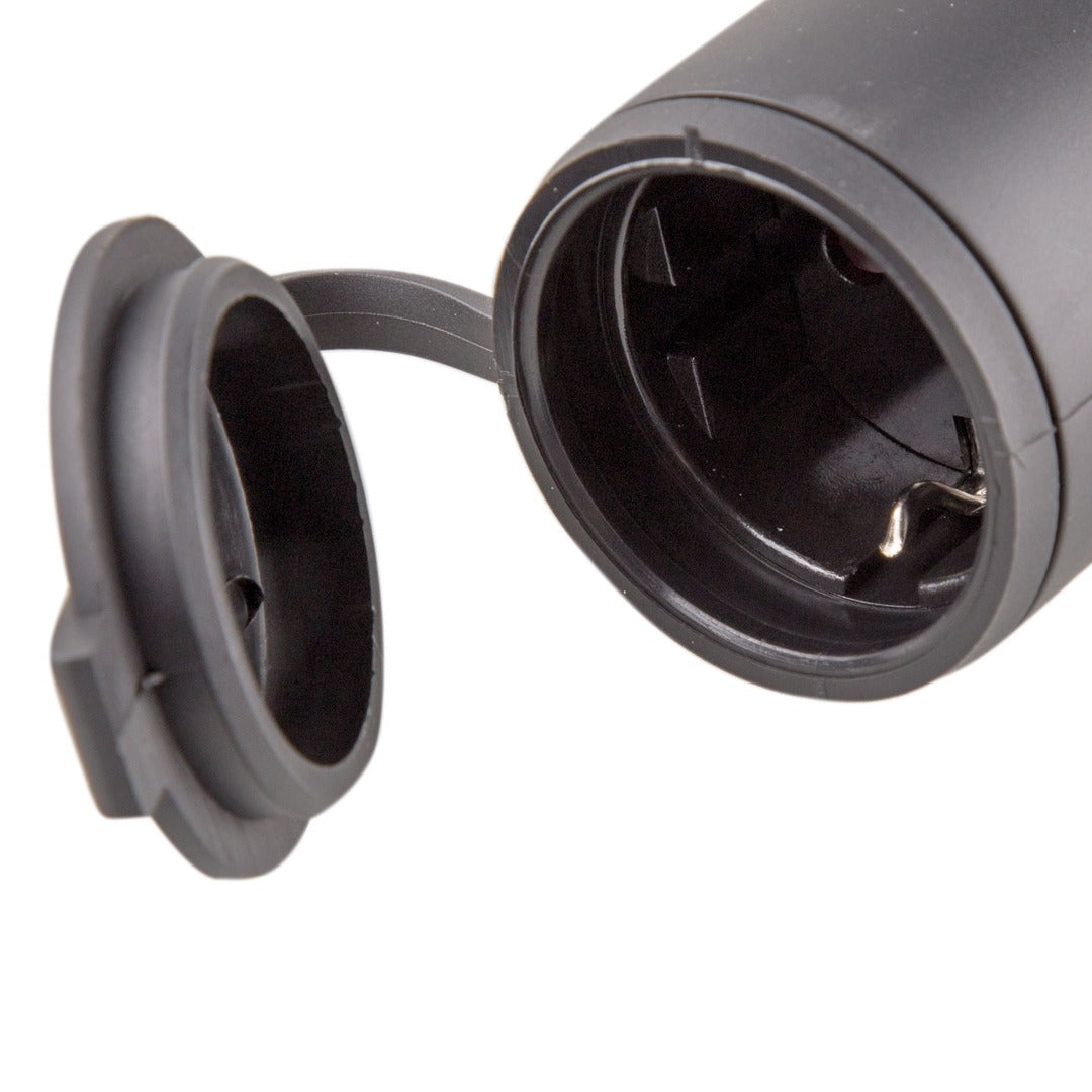 Plug rubber waterproof - Earthed - 230V