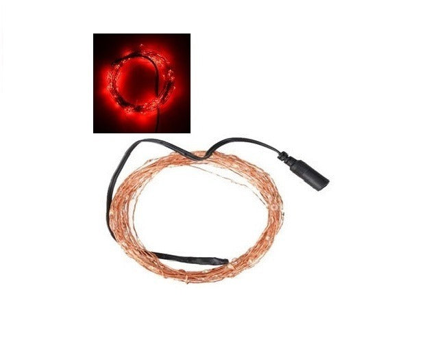 10 meters - Red - LED lighting - 12 volts - ultra thin