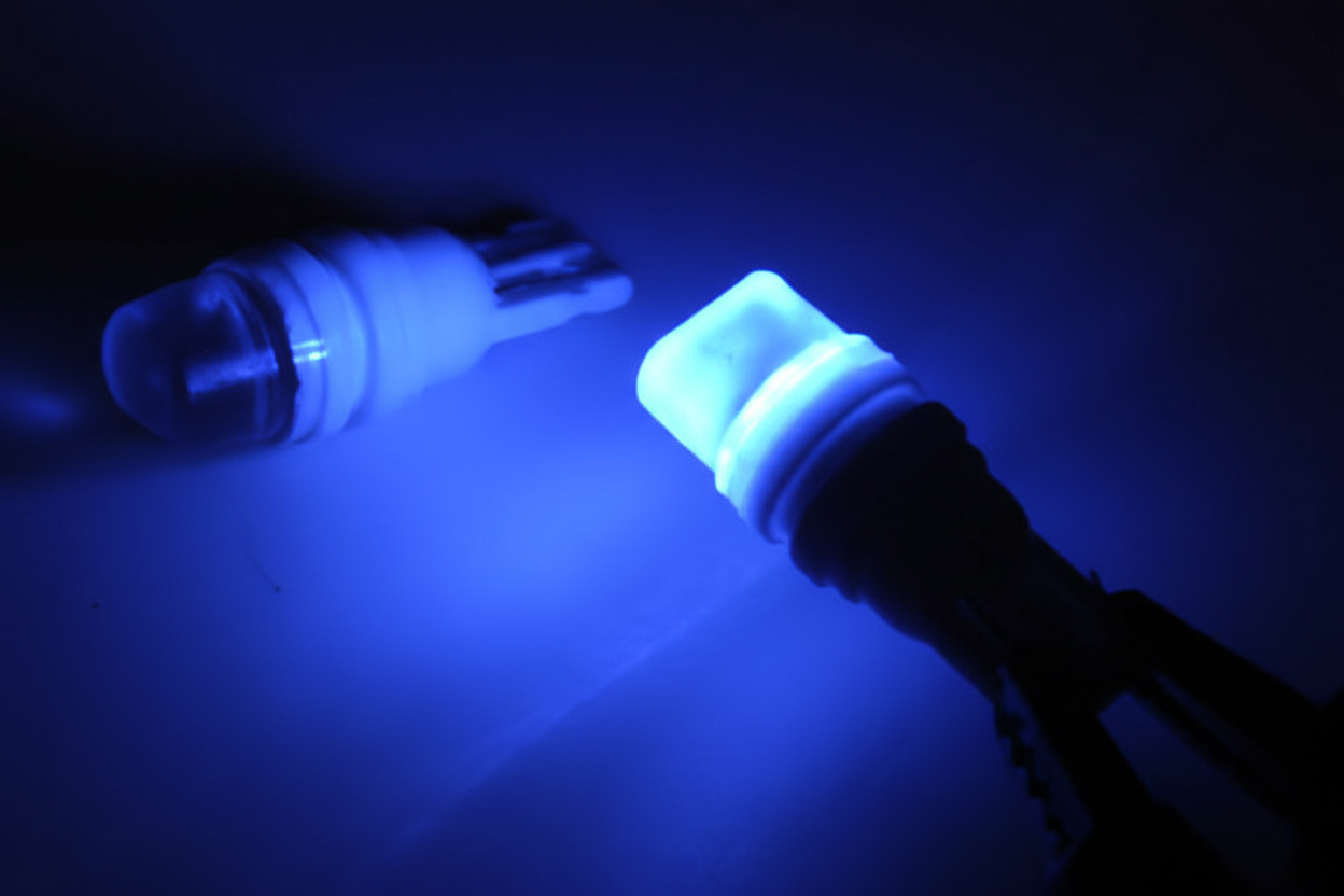 T10 - COB LED white - 12V - 2 pieces