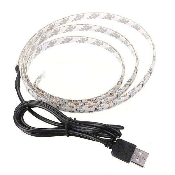 Bande LED USB - Blanc froid - IP65 - 1 mètre - 60 lumens/m