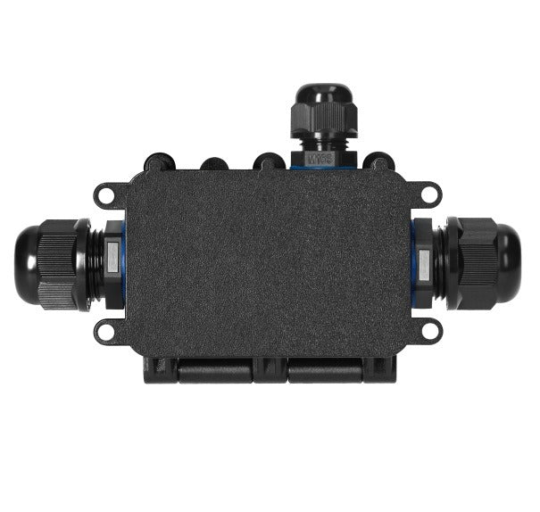 Junction box IP68 - 3-way - Impact-resistant and flame-retardant