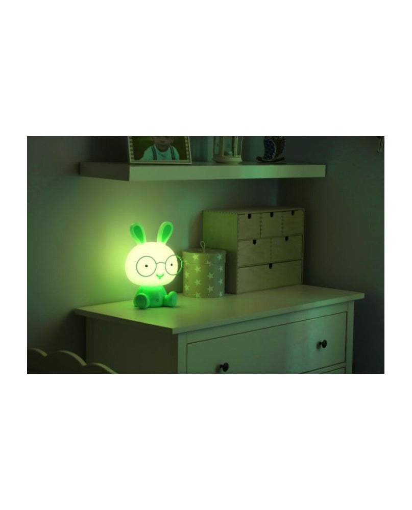 LED night light - Rabbit - Green - Warm white