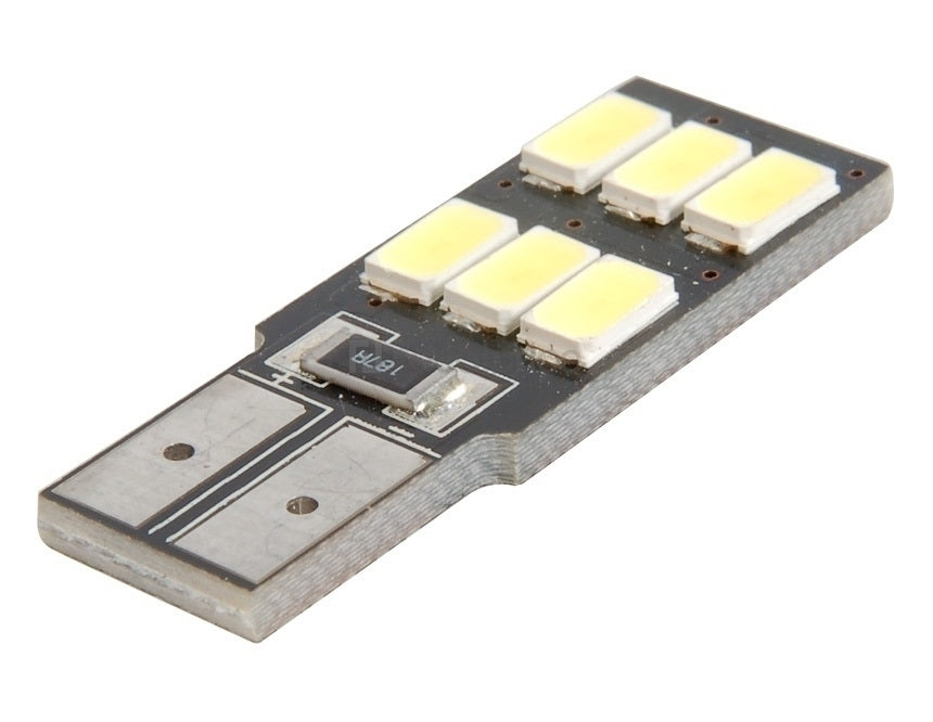 CANBUS T10 LED 6-SMD 5630 - 12V interior lamp