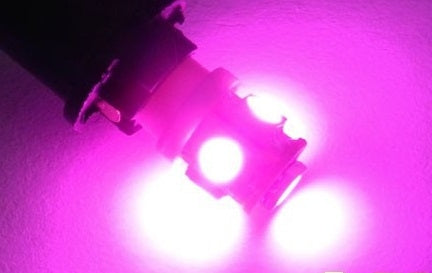 T10 - PINK - 5 LED - 12V - 5050 SMD