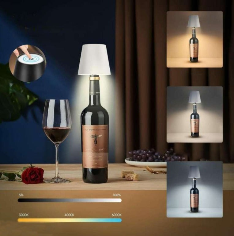 Draadloze touch-tafellamp met 3 lichtkleuren - USB-C oplaadbaar - Wit