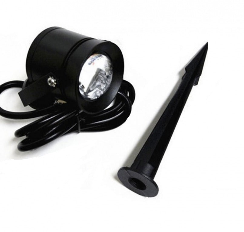 6 spots LED au sol - 12 V - 10 watts - kit complet