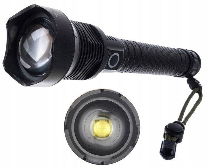 Lampe torche LED P70 - 4500 lumens - zoom - rechargeable