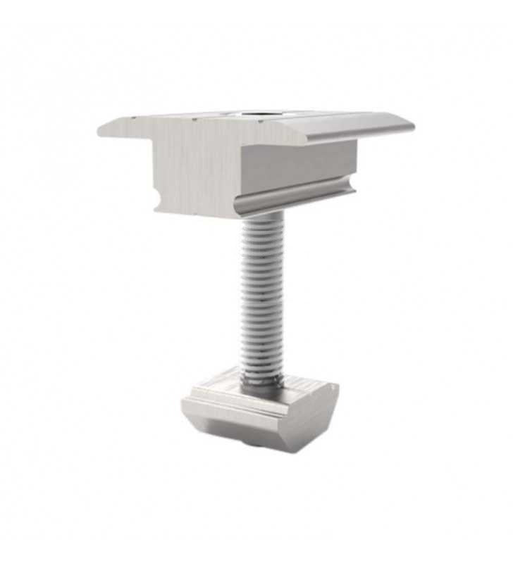 Collier de serrage central pour panneaux solaires - 40 mm - acier inoxydable