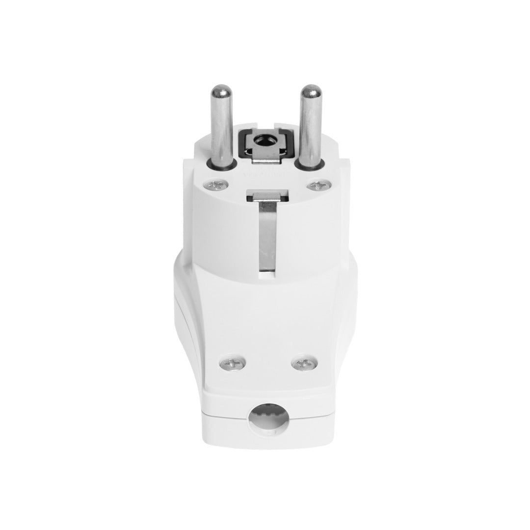 Prise 230 V - 16 A avec interrupteur et voyant lumineux - Blanche