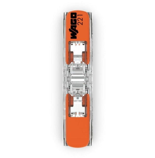 Wago connection terminal 1-way 0.2-4 mm² - Feed-through connector per piece