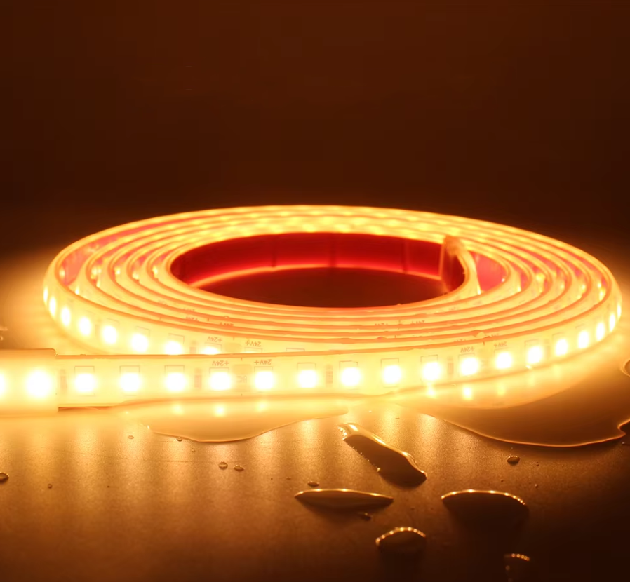 Bande LED - 8 mètres blanc chaud - IP68 - 120 LED/m - 24 V - 2835