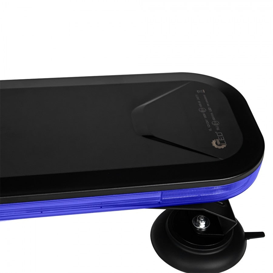 LED roof beacon - Blue - 132 LED - R10/R65 - Stealth