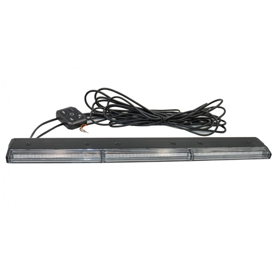 47cm LED bar flitser ultra dun - ORANJE - R65 R10 - Met controller