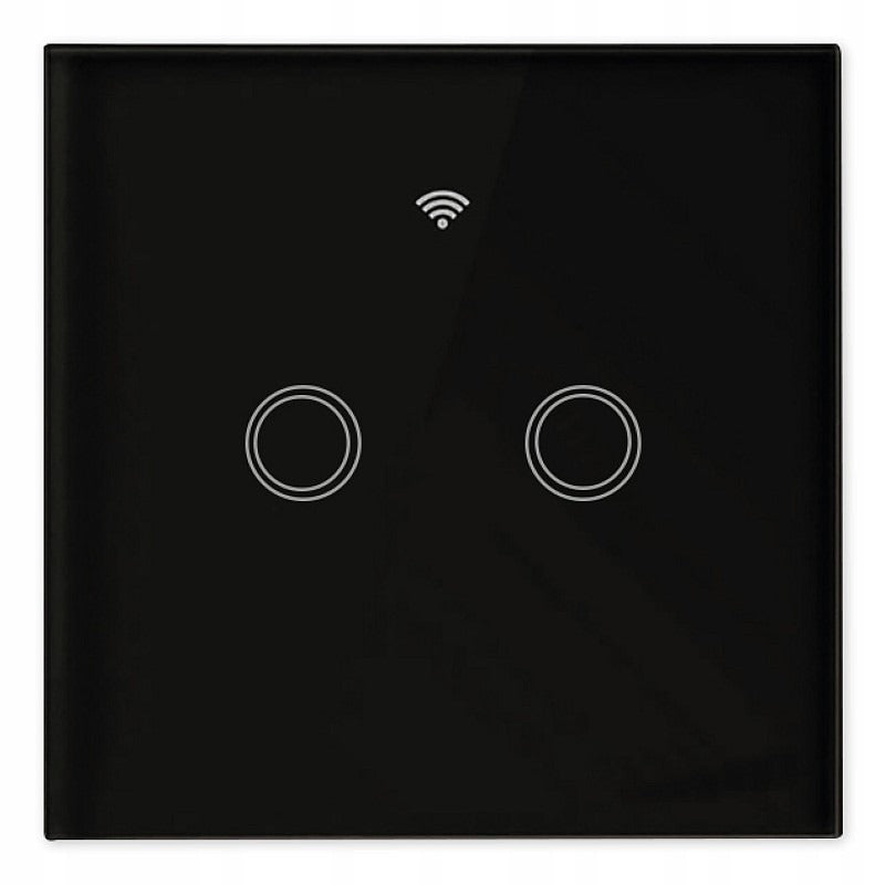 Smart wall switch black - Two-way - 300W - SmartLife