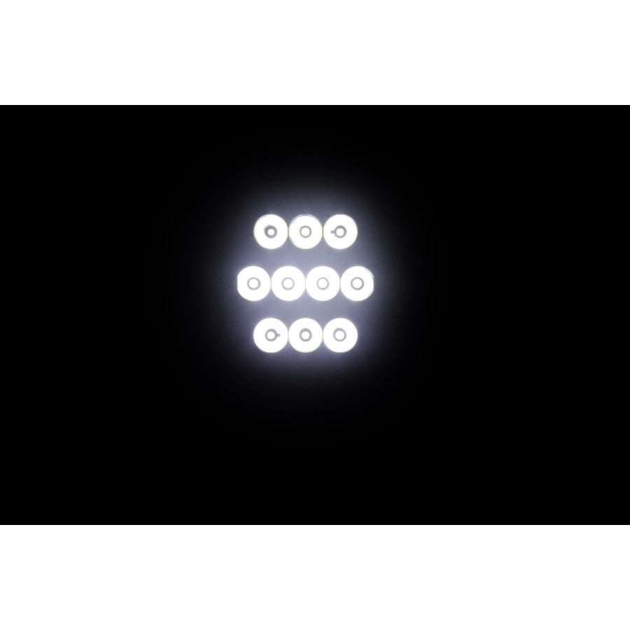 LED work lamp + 2 COB strips - 10 LEDs - White/orange - 1500 lumens
