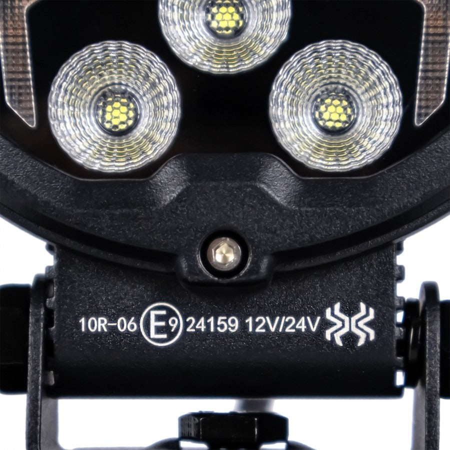 Lampe de travail LED avec protection IP67, 9 LED, motif araignée