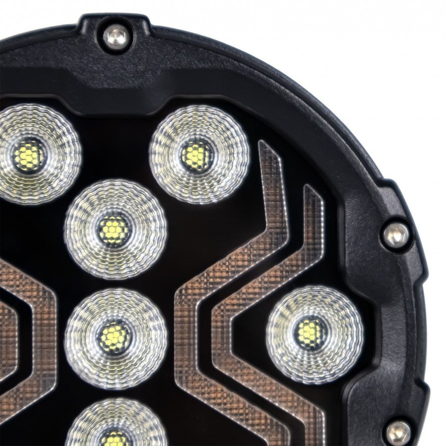 Lampe de travail LED avec protection IP67, 9 LED, motif araignée