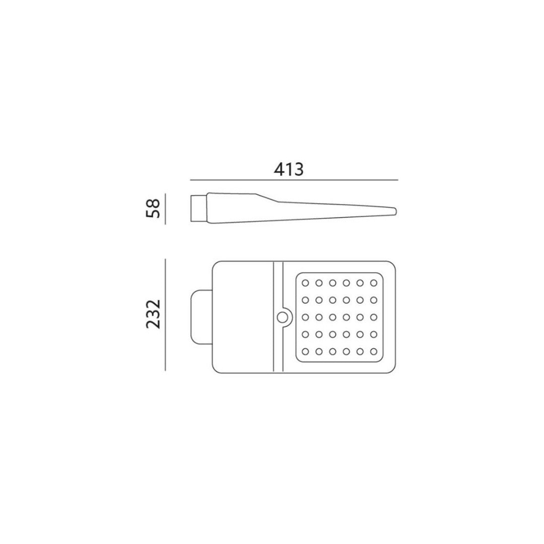 Lampadaire LED - 100 W - 2000 lumens - panneau solaire - télécommande - détecteur de luminosité et de mouvement
