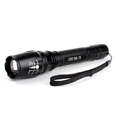 CREE XML-T6 1800 Lumens Flashlight 21 CM