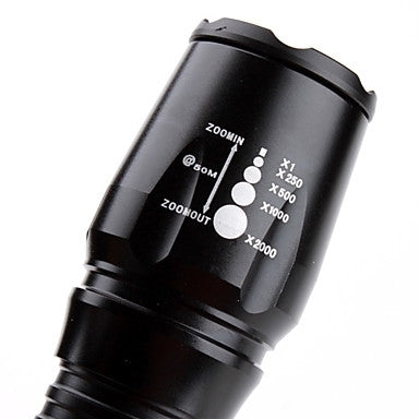 CREE XML-T6 1800 Lumens Flashlight 21 CM