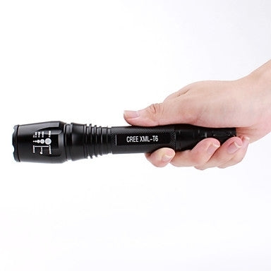 CREE XML-T6 1800 Lumens Flashlight 21 CM
