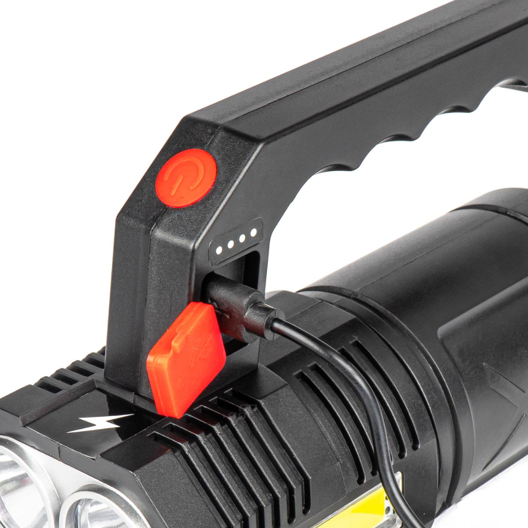 LED Flashlight - 2 in 1 - 300 Lumen - Rechargeable