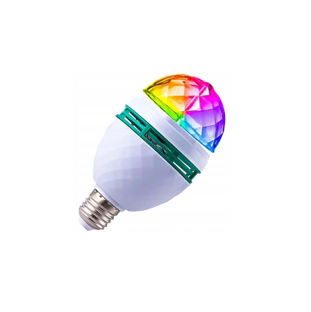 Ampoule disco E27 - Multicolore - 3W - 230V