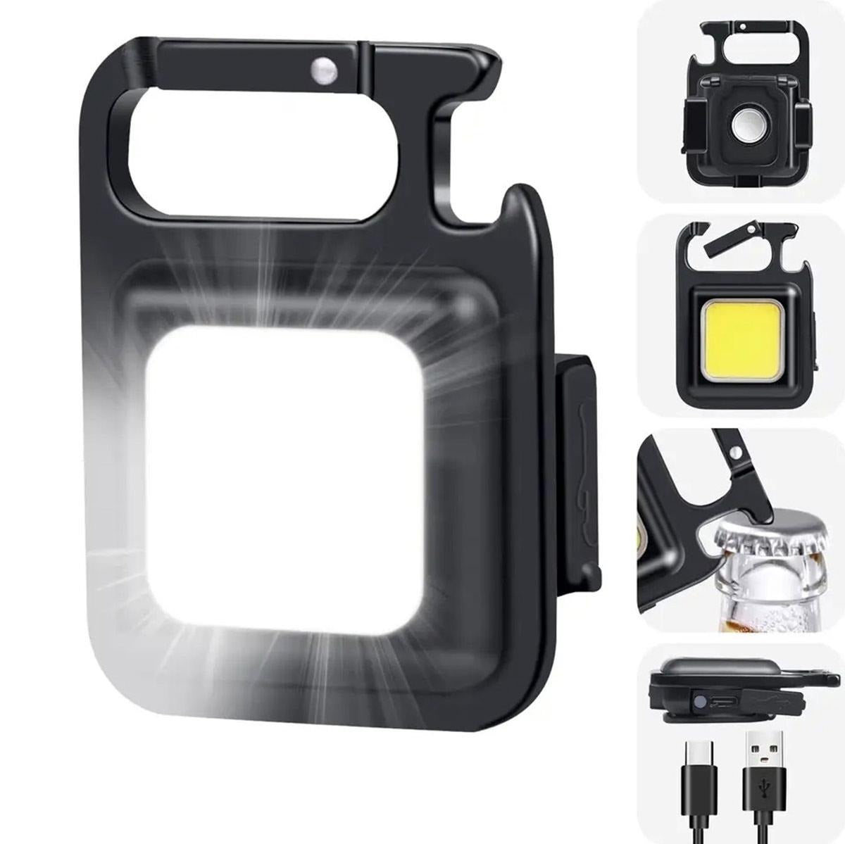 Mini LED zaklamp - Oplaadbaar - Multifunctioneel