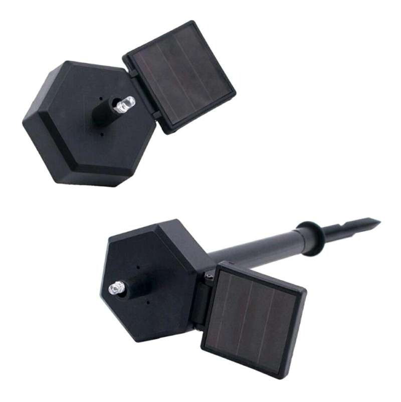 Solar LED eagle - Neutral white - With twilight sensor and pin