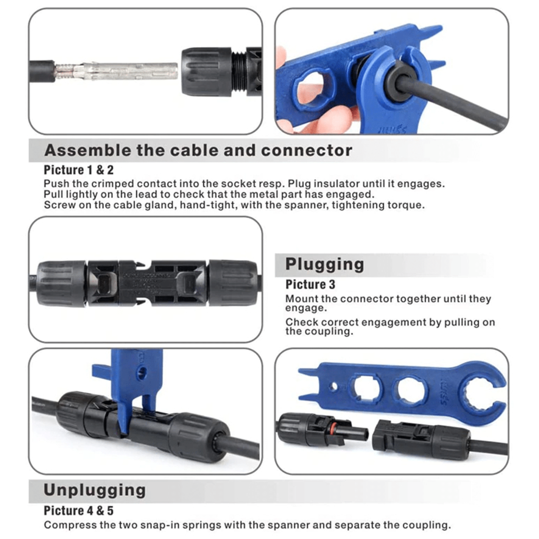 MC4 tool set - With case