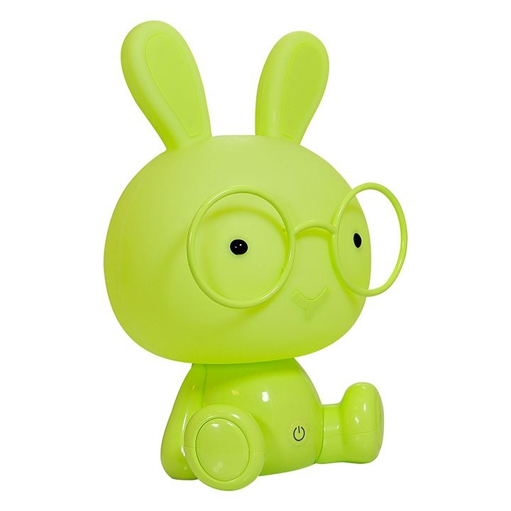 LED night light - Rabbit - Green - Warm white