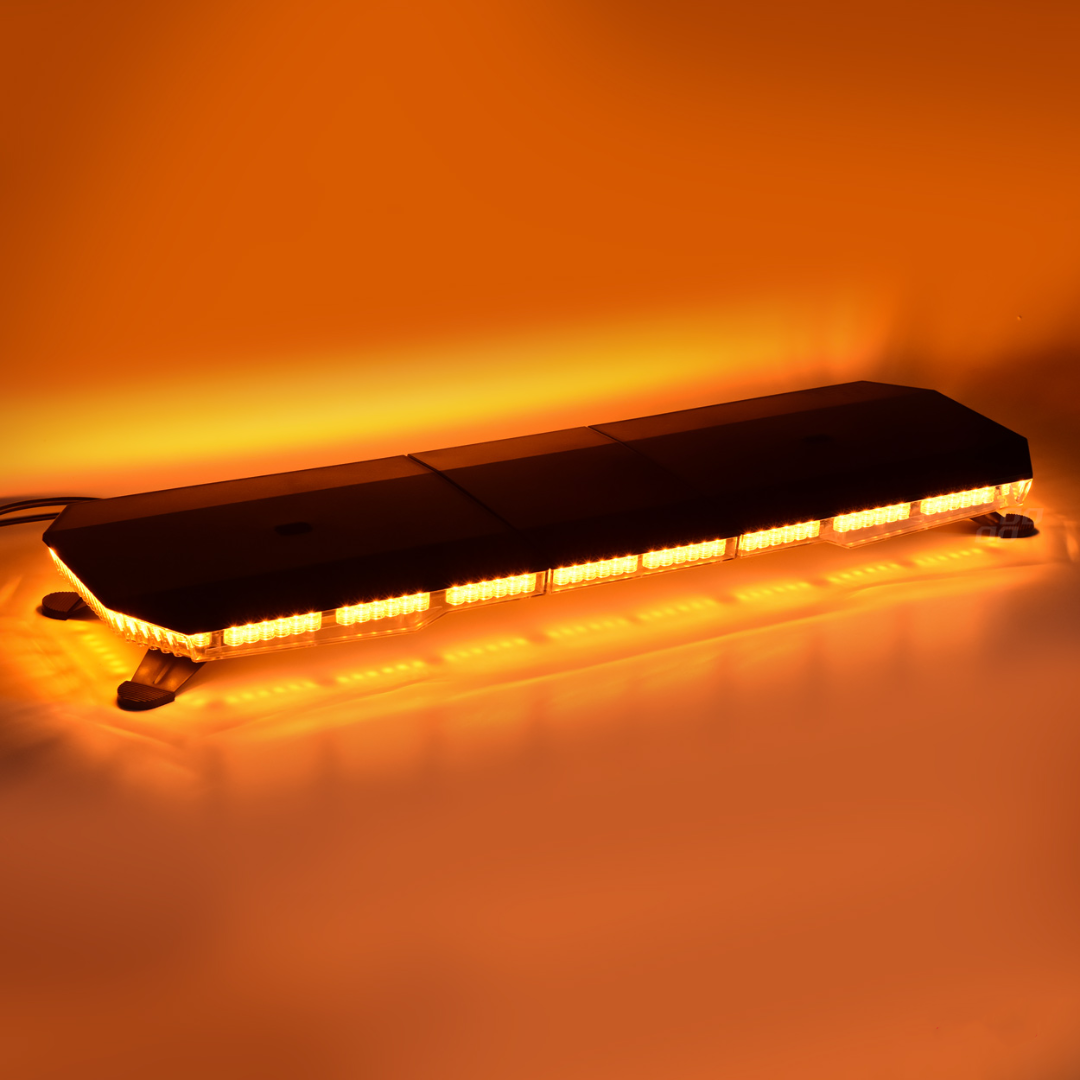 LED swing beam - Traffic control - 117cm - R65 / R10 - 156 LED - Amber