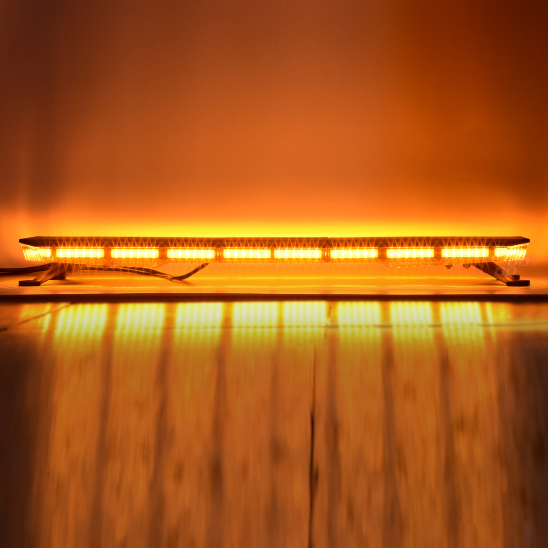 LED swing beam - Traffic control - 96cm - R65 / R10 - 132 LED - Amber