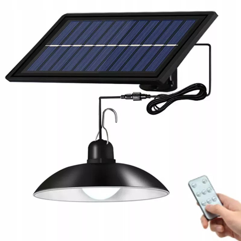 Suspension solaire LED - Blanc neutre - 100 lumens - Avec télécommande