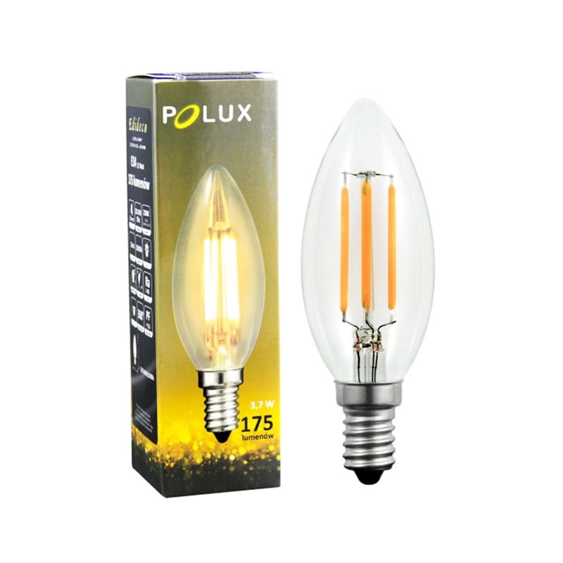 Voornaamwoord periodieke server E14 Filament LED-lamp - Extra Warm Wit - 175 Lumen - 3.7W - ABC-led.nl
