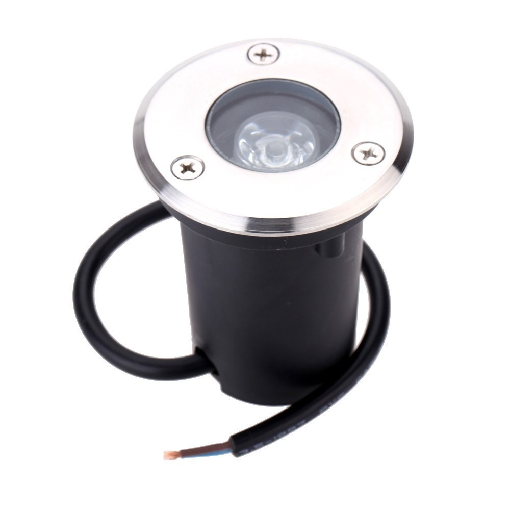 een Oraal Blootstellen LED grondspot - 1W 12 Volt - WARM WIT - RVS Rond 65mm - Pad en Oprit  Verlichting - ABC-led.nl