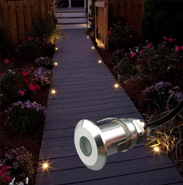 Verouderd nauwelijks de sneeuw LED terrasverlichting - 21mm - 0.5 Watt - 3000K - ABC-led.nl