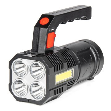LED zaklamp - 2 in 1 - 300 Lumen - Oplaadbaar