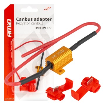 0409001 amio weerstand 39ohm 5w 12v