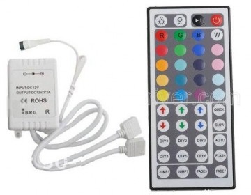 44 Key remote controller (2x output) voor Led strip