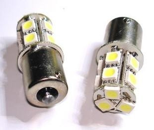 BA15S LED 13-SMD 5050 - 12V LED lamp WIT