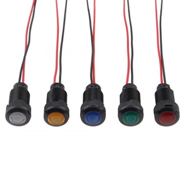 Mini LED indicatielampje - Rood - 12mm - 12/24V
