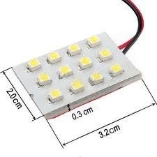 Dome LED Paneel Blauw 12SMD 3528