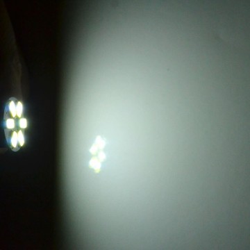 BA15S LED 6-SMD 5630 - 12V LED lamp WIT