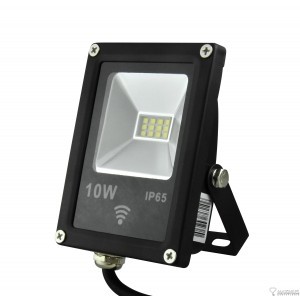 10W Radar Bewegingssensor LED Schijnwerper Koud Wit 6500k Slim IP65